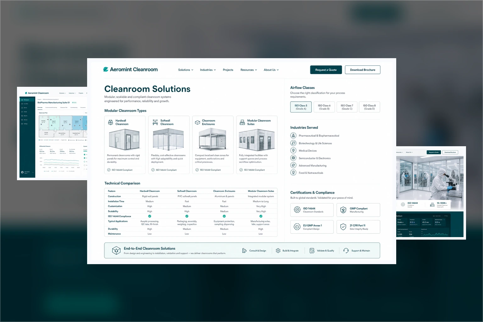 Giao diện website dự án mẫu 3 - Thiết kế bởi Winterfrost