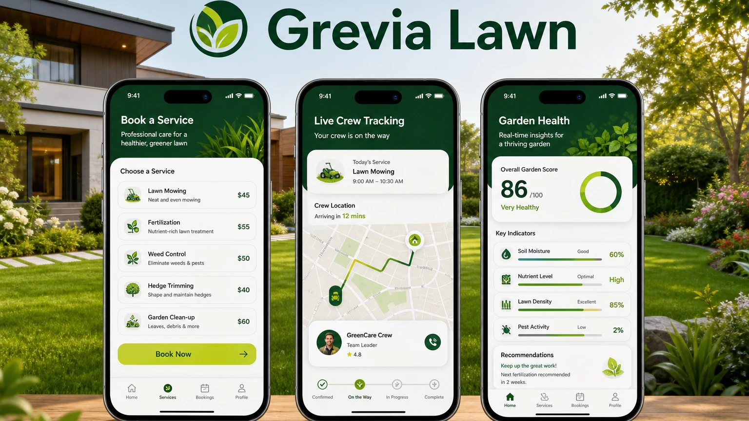giao diện Grevia Lawn – case study giao diện Grevia Lawn – case study