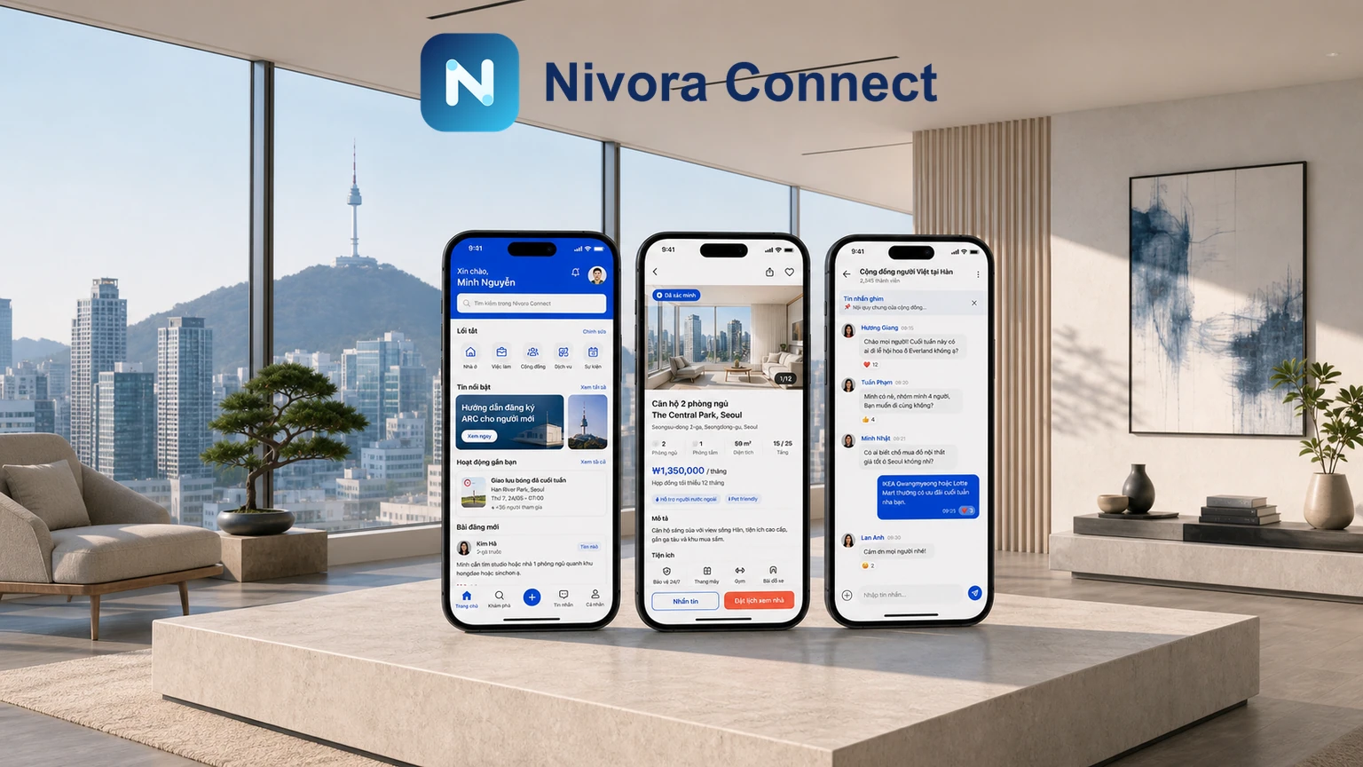 Ứng dụng Nivora Connect