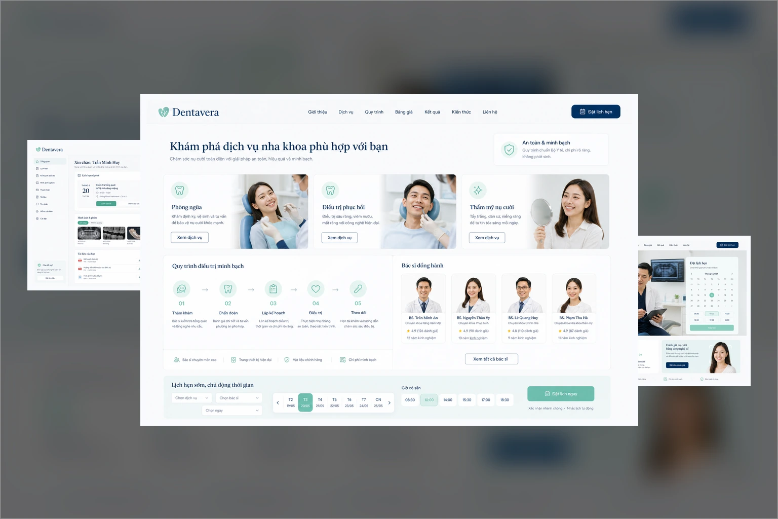 Giao diện website dự án mẫu 3 - Thiết kế bởi Winterfrost