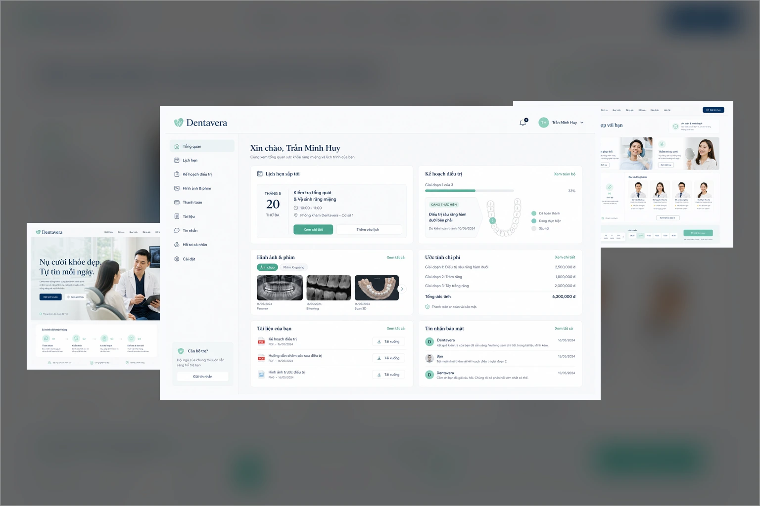 Giao diện website dự án mẫu 4 - Thiết kế bởi Winterfrost