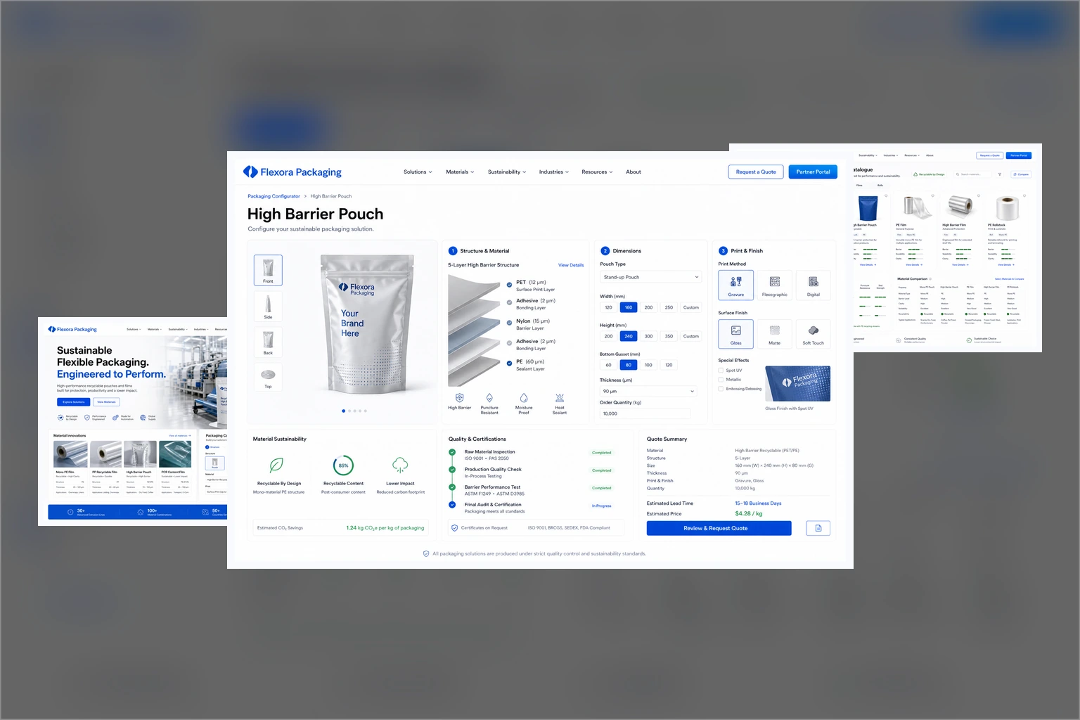 Giao diện website dự án mẫu 4 - Thiết kế bởi Winterfrost