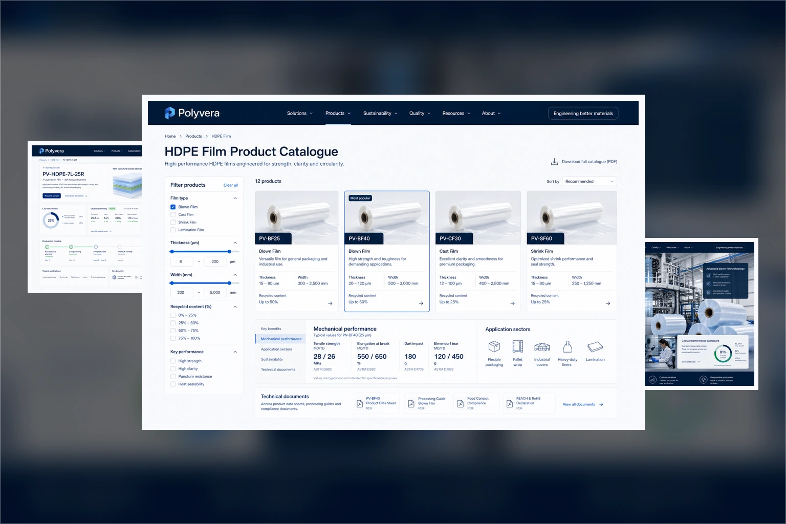 Giao diện website dự án mẫu 3 - Thiết kế bởi Winterfrost