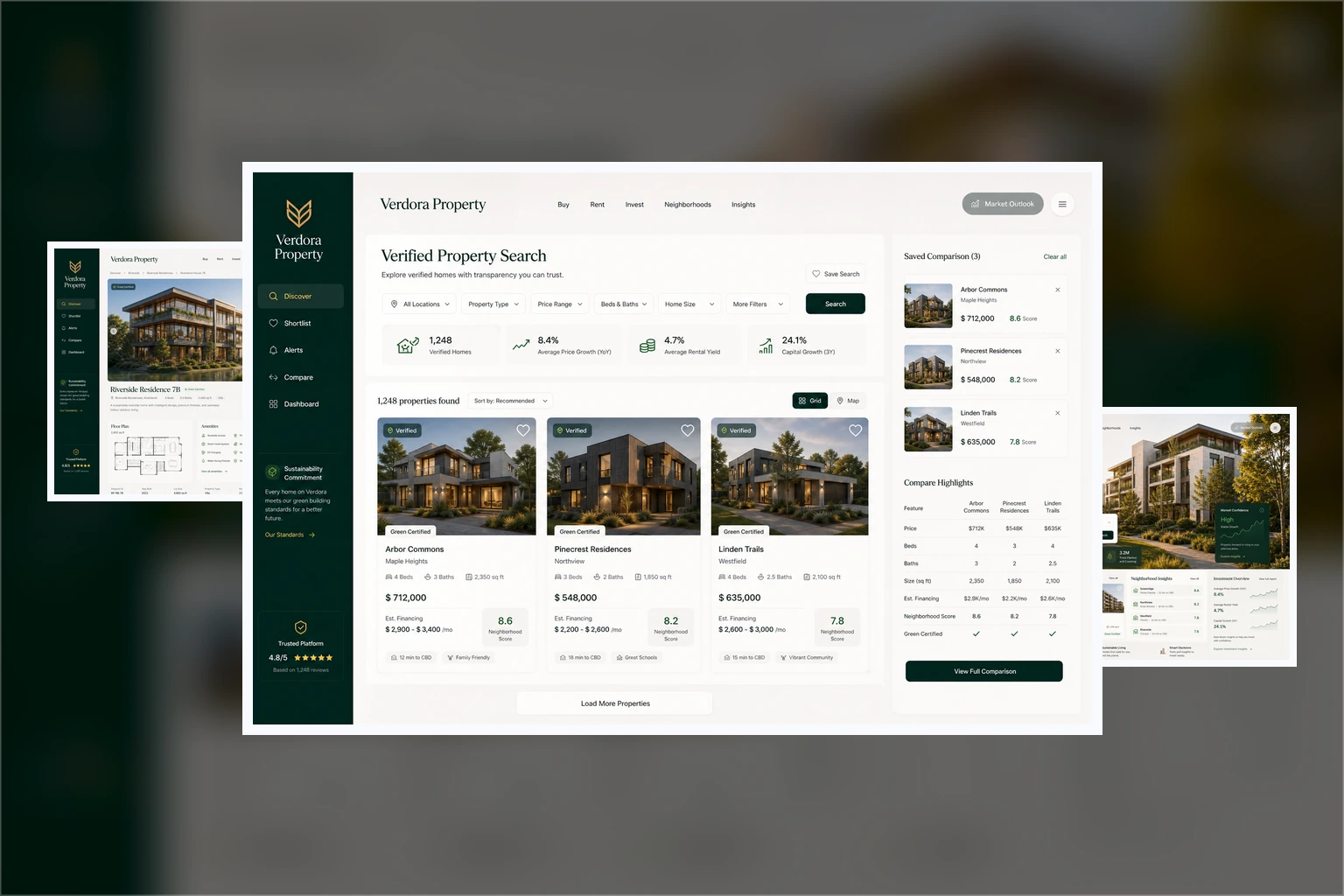 Giao diện website dự án mẫu 3 - Thiết kế bởi Winterfrost