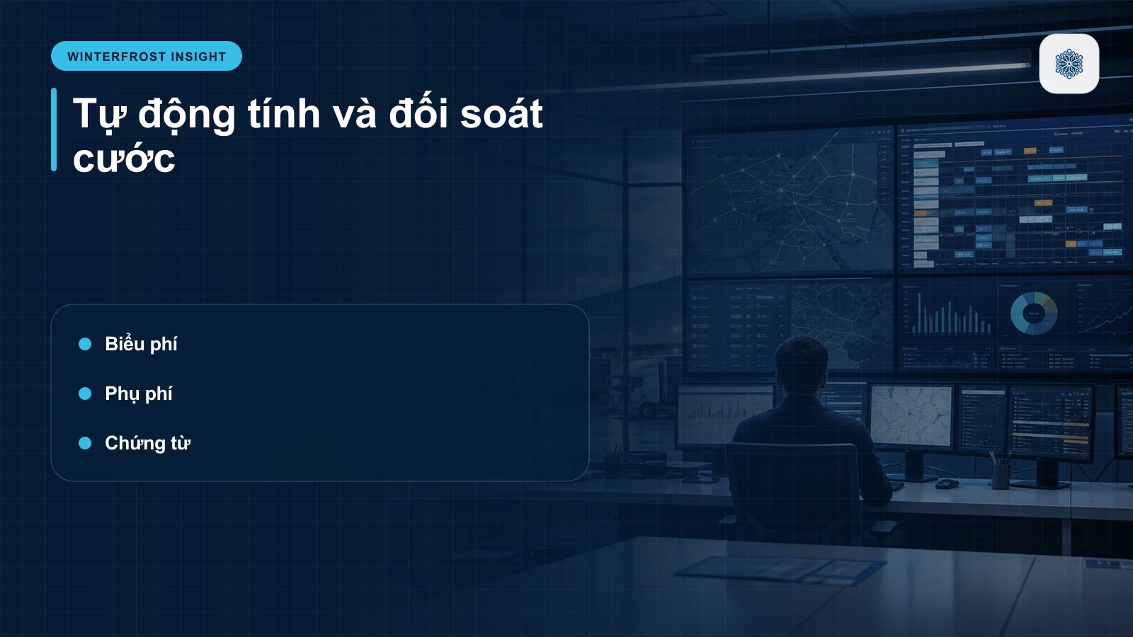 Tự động tính toán và đối soát cước phí