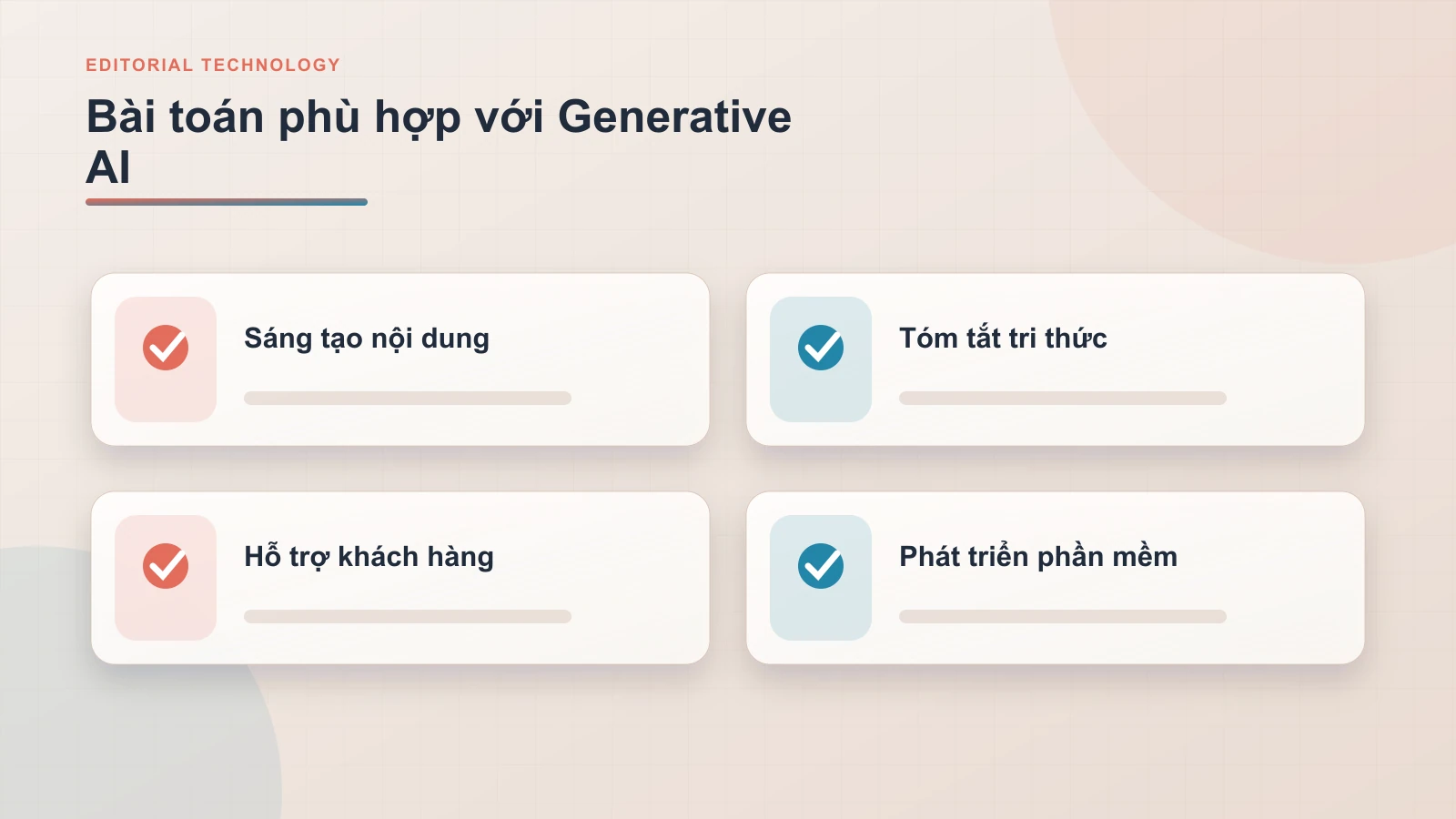 Các Trường Hợp Ứng Dụng Generative AI